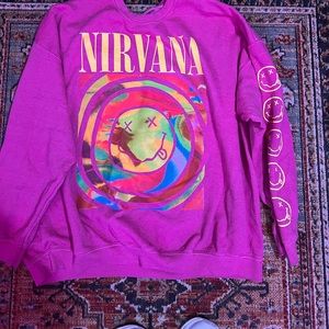 urban outfitters NIRVANA crew